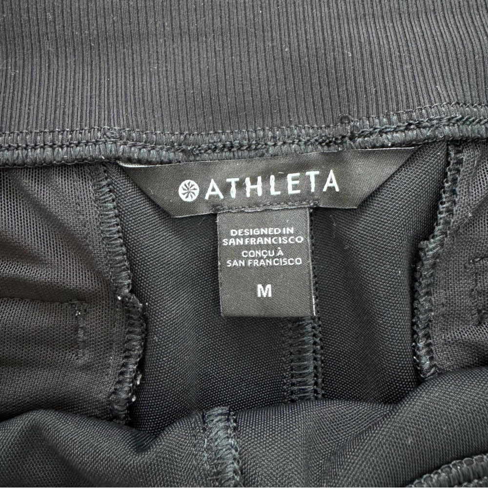 ATHLETA Venice Moto Jogger black Sz Medium - Picture 5 of 8